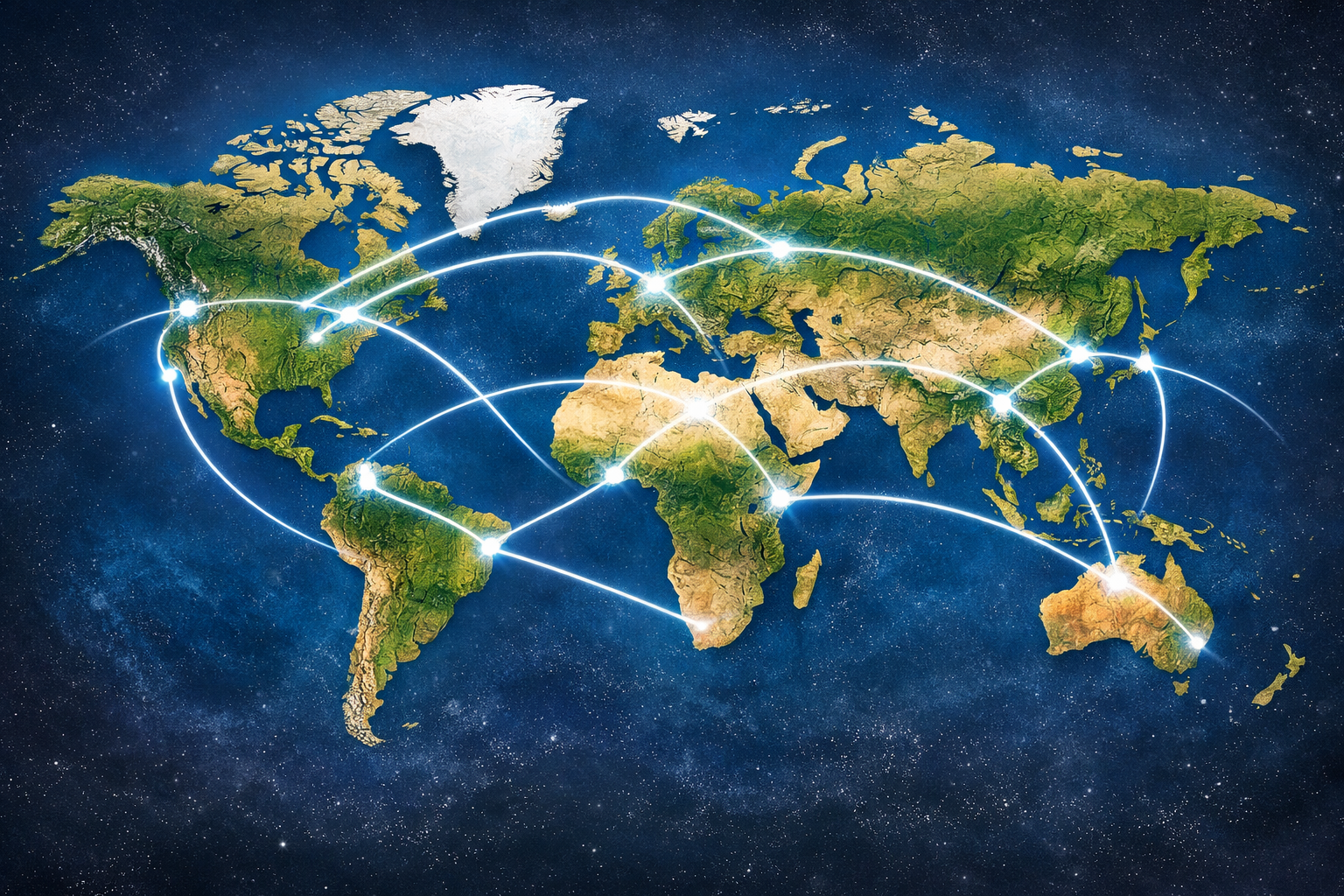 Global Coverage World Map